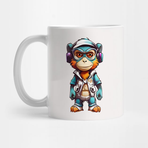 monkey gamer by anurak2516